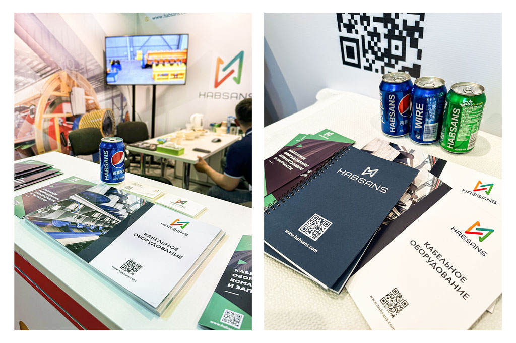 Habsans souvenirs from the Wire-russia 2023 exhibition