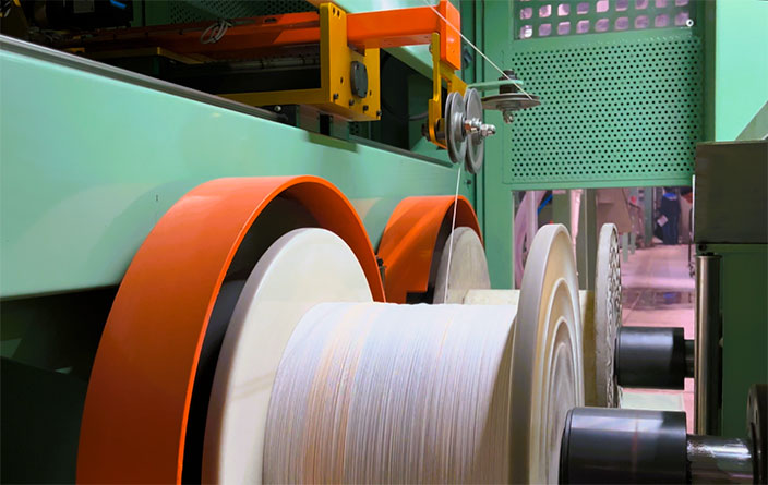 Lan cable coils