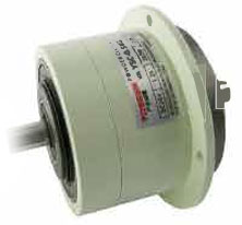 YSC series miniature magnetic powder clutch with hollow shaft